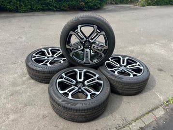 Set van 5X 22 Inch AXE EX36 Sportvelgen New Defender L663, Auto-onderdelen, Banden en Velgen, Gebruikt, 275 mm, Banden en Velgen