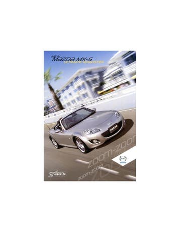 2009 MAZDA MX-5 20TH ANNIVERSARY BROCHURE THAIS, Boeken, Nieuw, Mazda, Author
