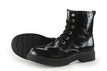 Barbarella Veterboots in maat 38 Zwart, Verzenden, Zwart, Overige typen, Zo goed als nieuw
