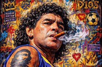 Canvas Fit - Alberto Ricardo - Diego Maradona: Leyenda, Nieuw