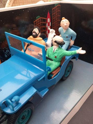 Hapax 1:18 - Modelauto - Jeep bleue - (Objectif Lune), Nieuw