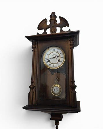 Wandklok - Hout - 1960-1970 - Vintage wandklok