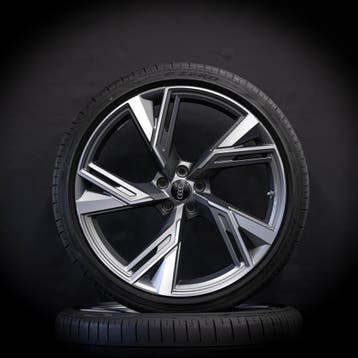 22 inch velgen Audi RS6 Zomerbanden 285/30/22  Origineel, Gebruikt, 285 mm, Banden en Velgen, Overige maten