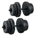 Halterset / Dumbells 40 kg - 2-delig - Zandgevuld, Sport en Fitness, Verzenden, Nieuw
