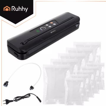 Ruhhy vacuummachine – 80 kPa sealer met snijder, 10 zakke., Ophalen of Verzenden, Nieuw