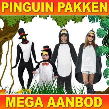Carnaval pinguinpak - Pinguin kostuums volwassenen en kind, Ophalen of Verzenden, Nieuw