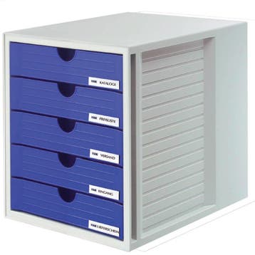 Specipack Han ladenblok - gesloten laden - blauw, Ophalen of Verzenden