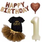 Kleding en decoratie eerste verjaardag set One Wild Princess, Nieuw, Sweet-One, Setje, Verzenden