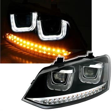 Koplampen passend voor VW Polo 6R / 6C 09- DRL Dynamic, Ophalen of Verzenden, Nieuw