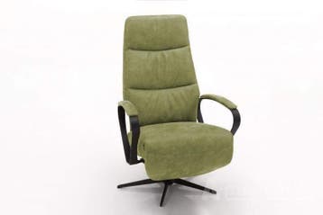 Relaxfauteuil Hitzum - relaxfauteuils - Groen, Nieuw, Stof