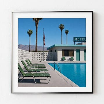 Le Yack - Half-Mast Over Chlorine Blue - Hand-signed, Antiek en Kunst