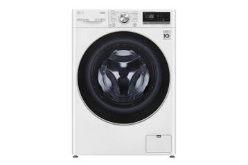 LG F6WV709P1 wasmachine Voorlader 9 kg 1560 RPM Zwart,669, Ophalen of Verzenden, Nieuw, 95 cm of meer