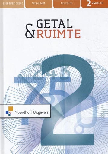 Getal ampamp Ruimte 2 vmbo th wiskunde leerboe 9789001900151, Boeken, Zo goed als nieuw