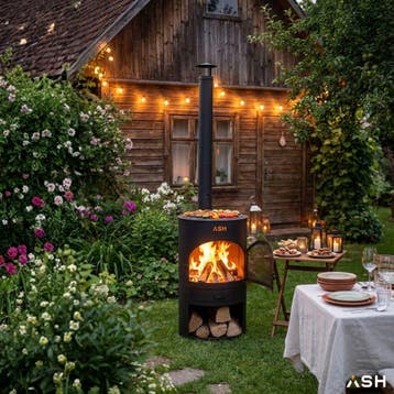 ASH® - Sunset - Tuinhaard met BBQ, Verzenden, Nieuw