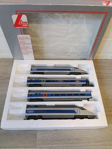 Lima H0 - Treinstel (1) - Set van 4 Lima TGV Atlantique -, Nieuw