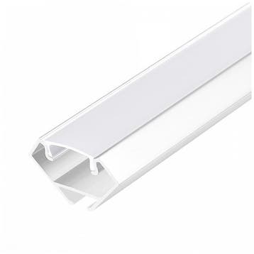 Kobi LED hoekprofiel N01 wit 1 meter met opale afdekkap, Huis en Inrichting, Ophalen of Verzenden, Nieuw