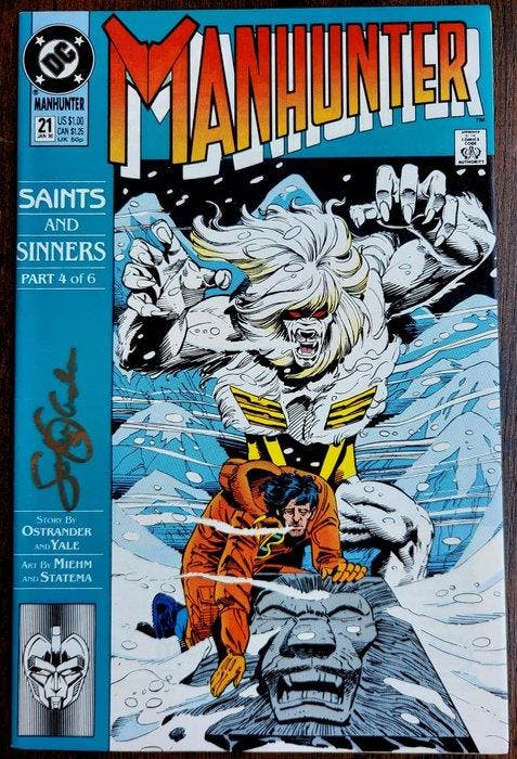 Manhunter (Vol. 1) #21 - Signed by John Ostrander + COA and, Boeken, Strips | Comics