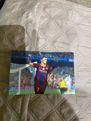 Foto Firmada David Villa - 2026 - Foto, Nieuw