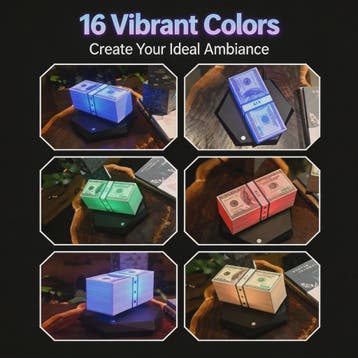 GTA 5 Magneet Zwevende Nachtlamp met 16 Kleuren en Afstandsb, Verzenden, Nieuw