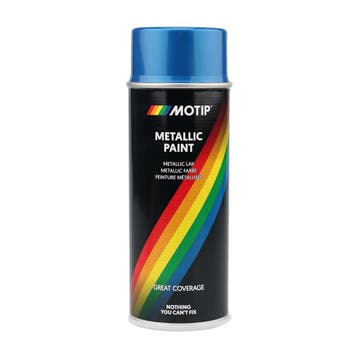 Motip Spuitlak metallic blauw 400ml, Ophalen of Verzenden, Nieuw, MoTip