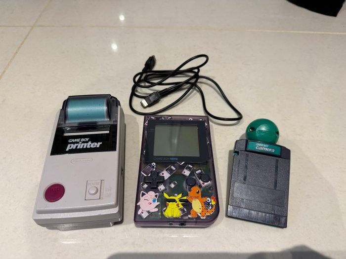 Nintendo - Gameboy Pocket - with Game Boy Camera and Game, Spelcomputers en Games, Spelcomputers | Overige Accessoires