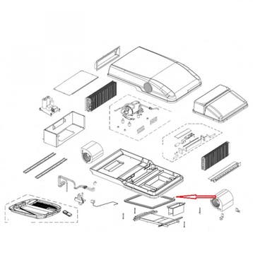Telair Silent 7300H/7400H round rubber gasket, Ophalen of Verzenden, Nieuw