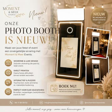 Magic Mirror huren | Luxe Photobooth | Twente | Almelo, Nieuw, Geboorte of Huwelijk