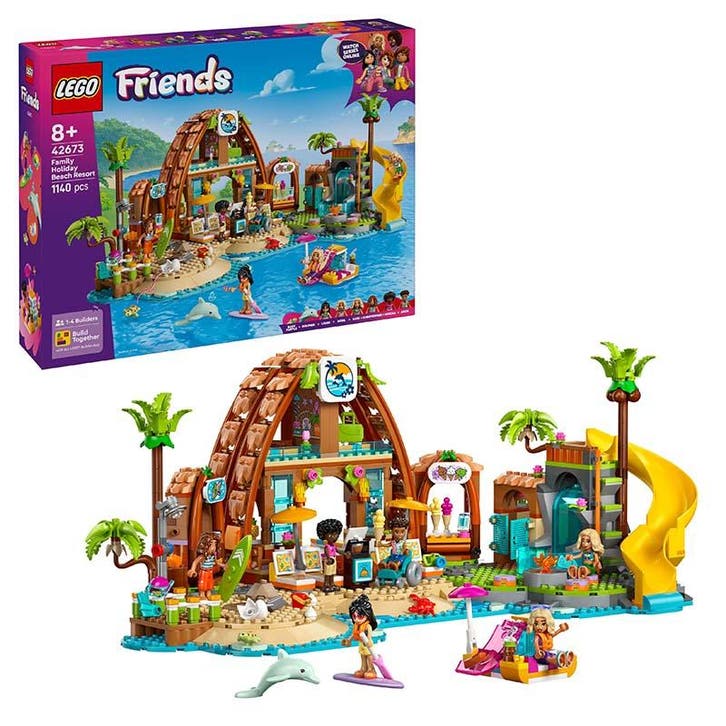 LEGO Friends - Family Holiday Beach Resort 42673, Kinderen en Baby's, Speelgoed | Duplo en Lego, Ophalen of Verzenden
