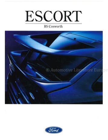 1992 FORD ESCORT RS COSWORTH BROCHURE NEDERLANDS, Nieuw, Ford, Author