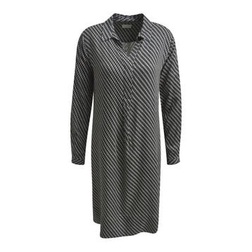 Milano Italy • midi blouse jurk • 36, Verzenden, Zwart, Maat 36 (S), Milano Italy