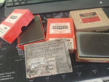 Lumiere 1907-1955 - 56 placas de vidrio fotográficas (6x9, Nieuw