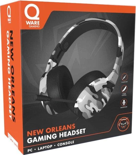Qware Gaming - Headset - New Orleans - Geschikt voor Playsta, Computers en Software, Toetsenborden, Ophalen of Verzenden