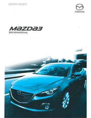 2016 MAZDA 3 INSTRUCTIEBOEKJE DUITS, Auto diversen