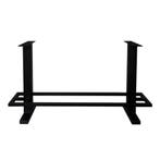 Stalen bartafel zwart 170 bij 60 cm en hoogte 105 cm  (8 x 8, Ophalen of Verzenden, Nieuw