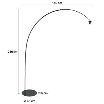 Anne Light booglamp Curve 4219ZW Buitenbeentje, Huis en Inrichting, Ophalen, Nieuw, Overige materialen, Trendy