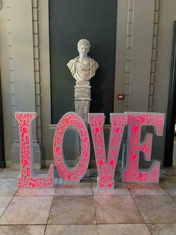 Love letters huren bruiloft LOVE letter huren met led huur, Ophalen, Nieuw, Overige