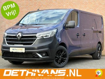 Renault Trafic L2H1 | Financial Lease voor 306 p/mnd, Stof, Gebruikt, Zwart, Overige carrosserieën