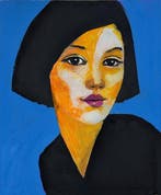 Richard Kuhn - Girls on Canvas Lina, Antiek en Kunst