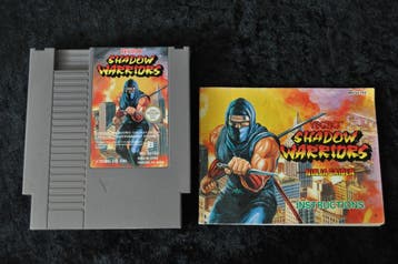 Shadow Warriors Nintendo NES + Manual NES-66-FRA, Verzenden, Nieuw