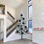 vidaXL Kerstbal Set XXL 3 pcs Zwart Kunststof, Verzenden, Nieuw