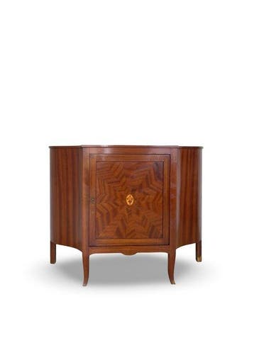 Wandtafel - Hout, Mahonie, Messing