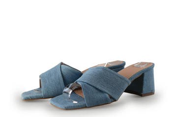 Manfield Pumps in maat 37 Blauw, Pumps, Zo goed als nieuw, Manfield, Verzenden