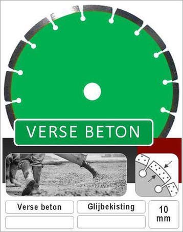 Diamantzaagblad Verse beton (jonger dan 48 hr)., Doe-het-zelf en Verbouw, Gereedschap | Slijpmachines, Verzenden, Nieuw