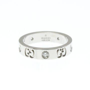 Gucci - Ring - 18 karaat Witgoud, Nieuw