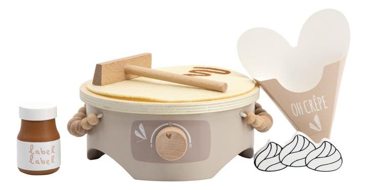 Label Label Nougat Houten Crepe Maker, Kinderen en Baby's, Speelgoed | Houten speelgoed, Nieuw, Verzenden