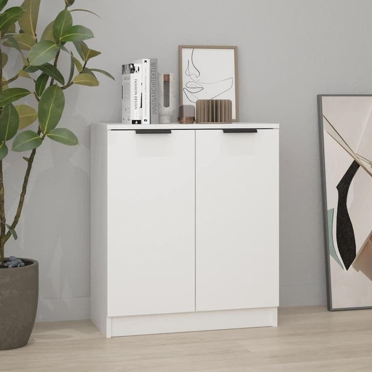 Witte Bijzetkast | Tweedekansje | OP=OP, Huis en Inrichting, Kasten | Dressoirs, 50 tot 100 cm, 25 tot 50 cm, Met plank(en), Zo goed als nieuw