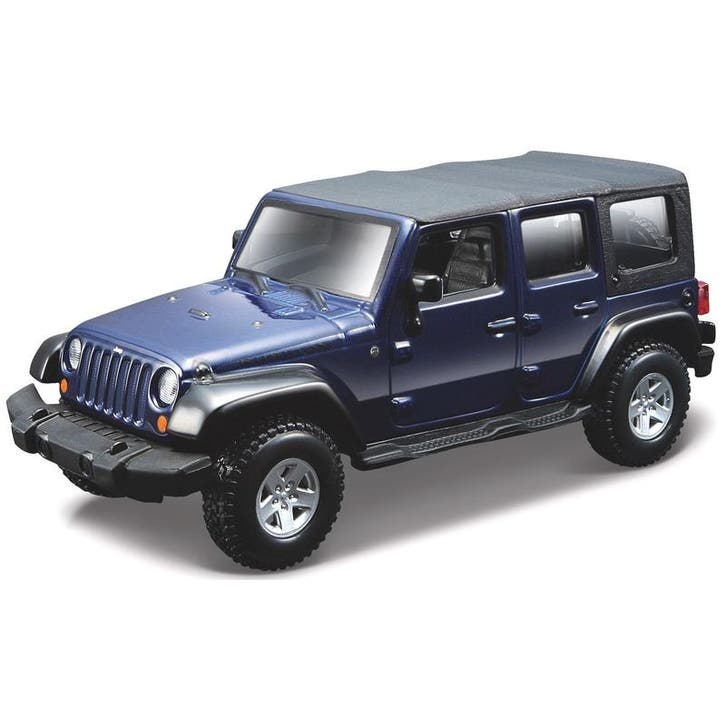Modelauto Jeep Wrangler Rubicon 1:32 - Modelauto, Hobby en Vrije tijd, Modelauto's | Overige schalen, Ophalen of Verzenden