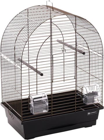 Vogelkooi Klara 1 Brons/Zwart – Binnenkooi voor parkieten., Verzenden, Nieuw, Metaal, Vogelkooi