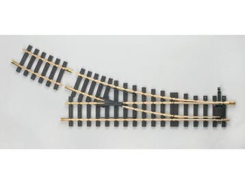 PIKO 35223 G-Weiche rechts, R5 22,5° (Messing, Wissel), Ophalen of Verzenden, Nieuw, Rails, Analoog