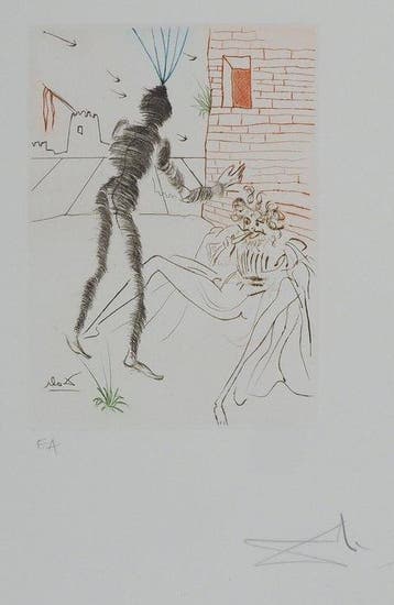 Salvador Dali (1904-1989) - Shakespeare : Henry V